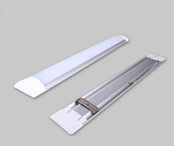 IP44 Aluminum PC Office Linear Tube Lamp 4FT LED Batten Light Fixtures 1200mm