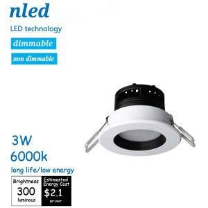 Long Life &amp; Low Energy 3W LED Down Lamp