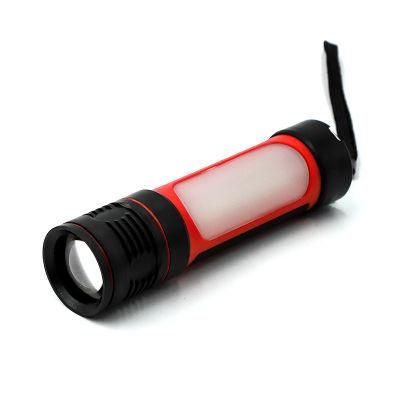 Rechargeable Camping Flashlight Side Can Be Used as Camping Light