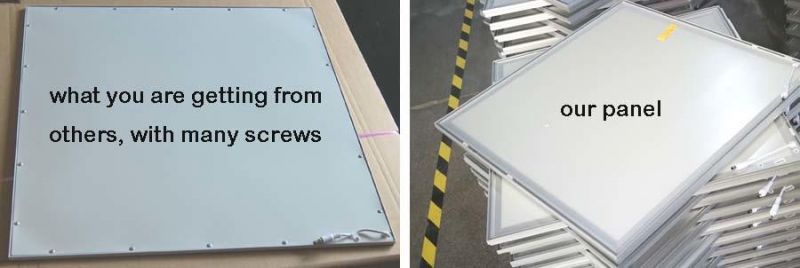 Screwles Reccessed LED Ceiling Panel Light 600*1200mm PMMA, 100lm/W