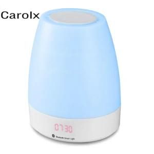 Carolx- Sunrise Simulation Alarm Clock Wake up Light with Super Sound Bluetooth Speaker and Smart Night Light