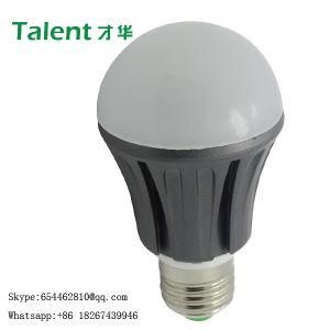 E27 Die-Cast Aluminium A60 7W LED Bulb with Gray House