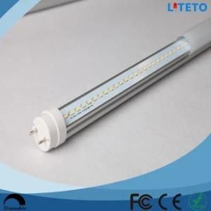 140lm/W High Luminous Efficacy with Ce Approval T8 LED Tube Light 1200mm 18W Aluminum and PC