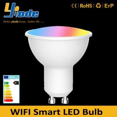 5W 400lm RGB+W Smart GU10 LED WiFi Bulbs