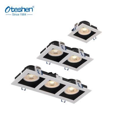 OEM/ODM Indoor Ceiling Lamp 1 2 3 Heads LED Down Light