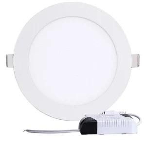 Isolated Driver 85-265V Ceiling Recessed Round Ultra Silm 3W 4W 6W 9W 12W 15W 18W 24W LED Panel Light