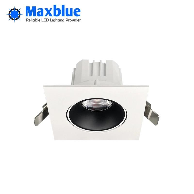 Hot Sale High Quality Adjustable Square Gimbal LED Spotlight Downlight