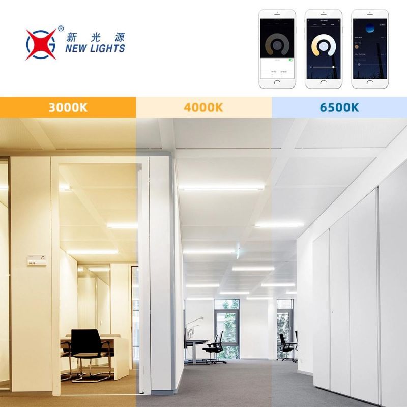 Wholesale CCT Dimmable T8 LED Fluorescent Tubes Light Bluetooth LED Tube Light Sapp Control Smart T8 LED Tube