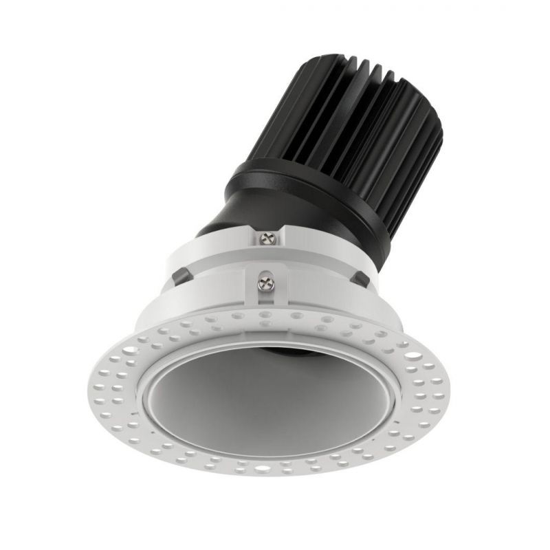 Trimless Downlight Ceiling Recessed COB Adjustable LED Downlight 10W Cut-outØ 95mm