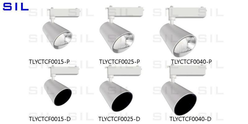 15W 25W 40W High Quality Modern Adjustable Magnetic Dimmable LED Track Lighting