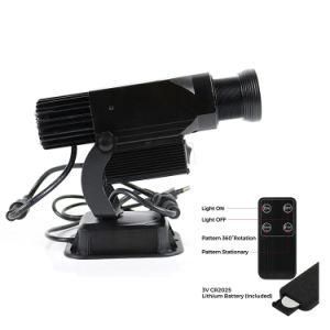 LED Static 15&deg; Beam Angle Gobo Projector with Manual Zoom