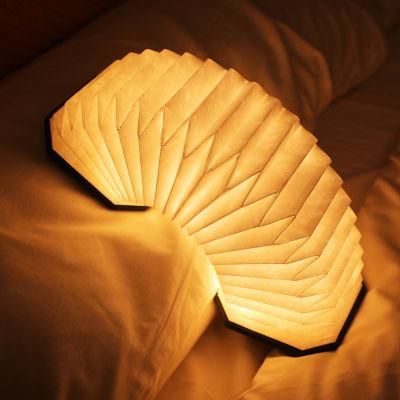 2021 Dropshipping LED Portable Creative Night Light Wooden Organ Lamp