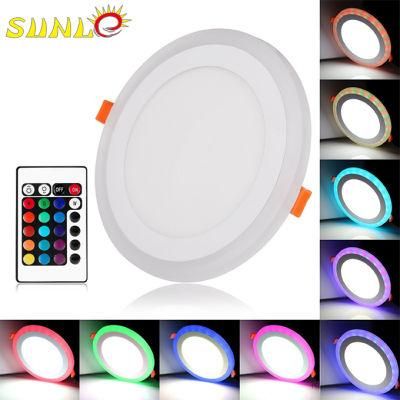 12 Watt RGB Round LED Surface Panel Light with Cheap Size