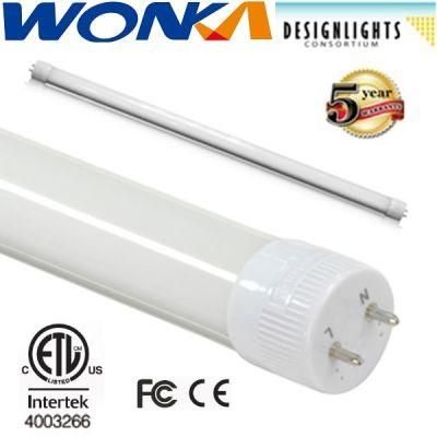 Rotatable End Caps Dimmable T8 LED Tube Light