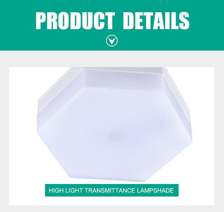 Wireless DIY Hexagon Touch Lamp with Remote Control for Room