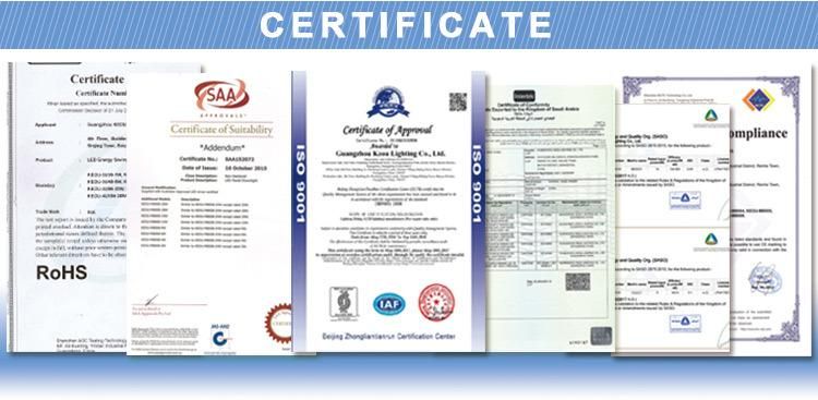 Energy-Saving A60 E27 7W 9W 12W AC85-260V LED Bulbs with Ce RoHS SAA Certification