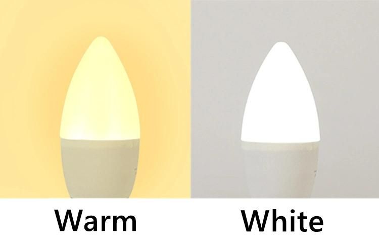 Low Price House LED Tail Candle Light Bulb with E14/E27 3W 5W 7W