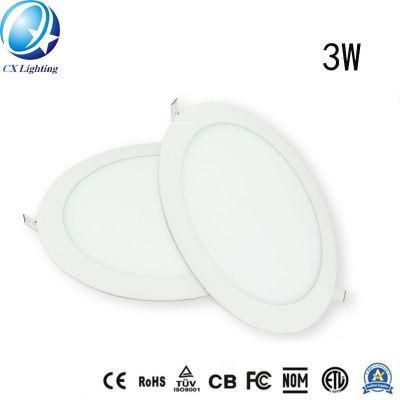 Round LED Flat Panel Light Lamp for Indoor