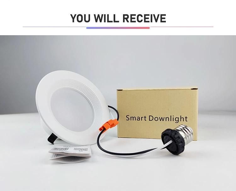 Plastic Aluminum WiFi Connected Cx-Lumen New Design Brilliant Smart Downlight