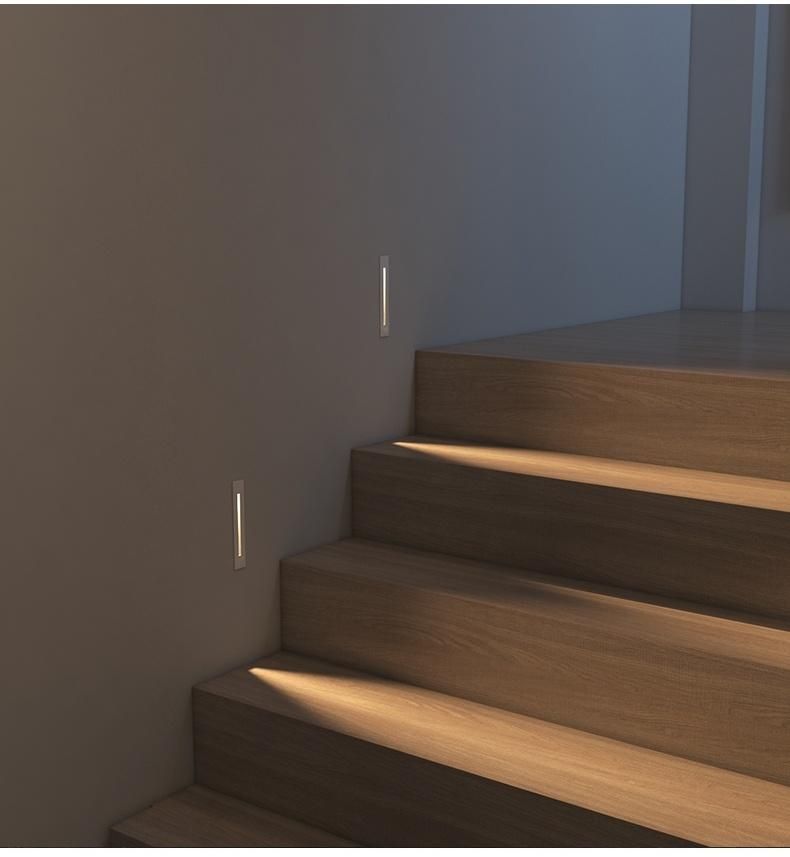Indoor Corridor Wall Lighting Recessed LED Wall Lamp LED Step Light