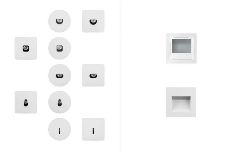 IP44 1W/3W Recessed LED Step Light Footlight Wall Light