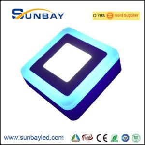 Dual Two Colors Surface Mounted LED Panel Square