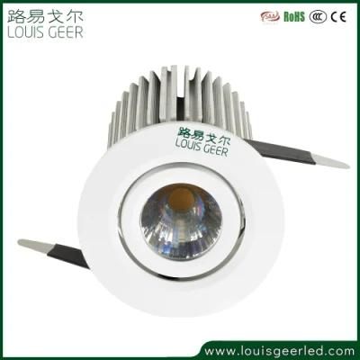 Modern Hotel Professional Anti-Glare Dimmable Round Spot Light 8W COB Ceiling Recessed LED Spotlight