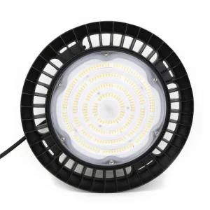 10000lm 6000K Daylight White Factory Warehouse Industrial Lamp Ceiling Light 100W UFO LED High Bay Light for Garage Workshop Gym Tunnel
