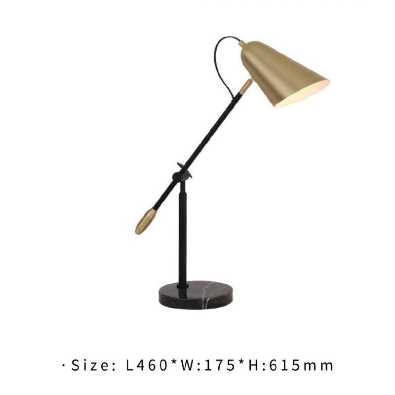 China Manufacture Home/Hotel LED Bedside Table Lamp Indoor Lighting Adjustable Bedroom Night Bed Side Lamp Desk Table Lamp