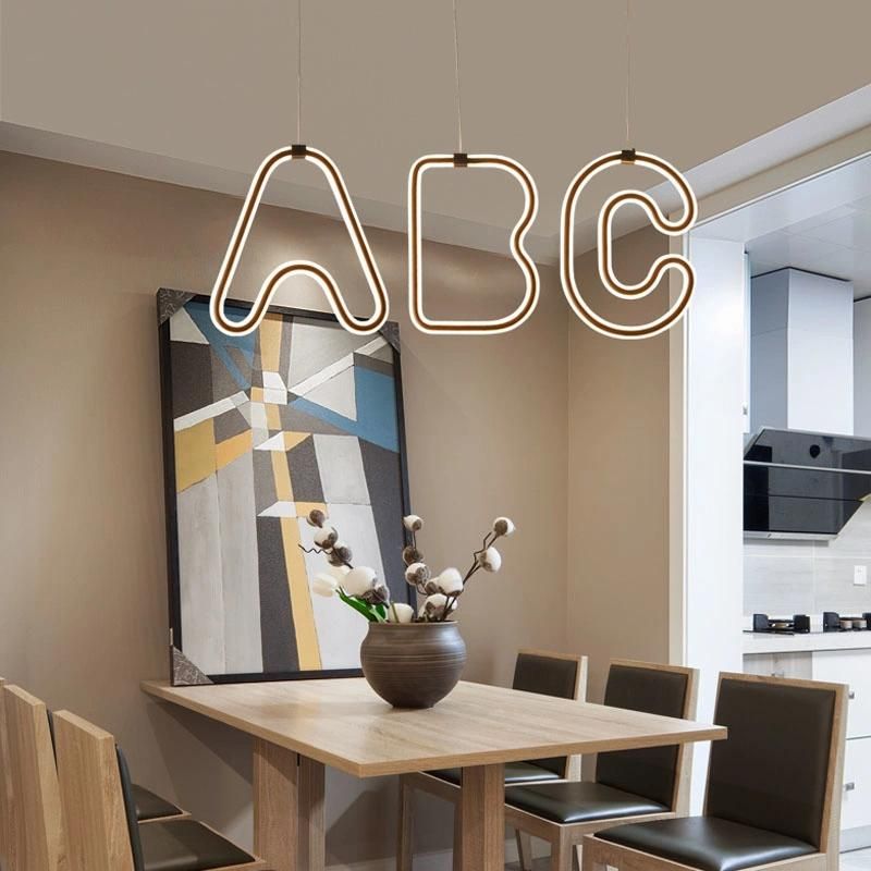 B-Shape Lighting Minimalist Children Room Chandelier LED Pendant Lamp