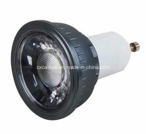 3/5/7W COB GU10 LED Bulb in Dark Grey Color Housing