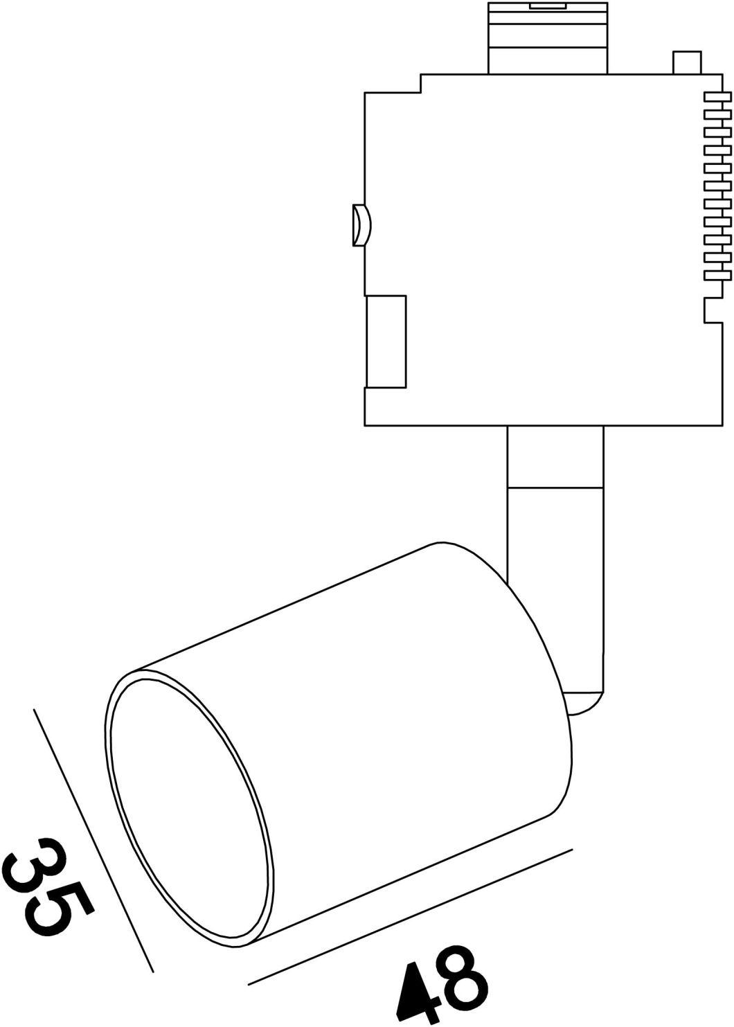 High Quality Telescopic Downlight Surface Mount for Shopping Mall