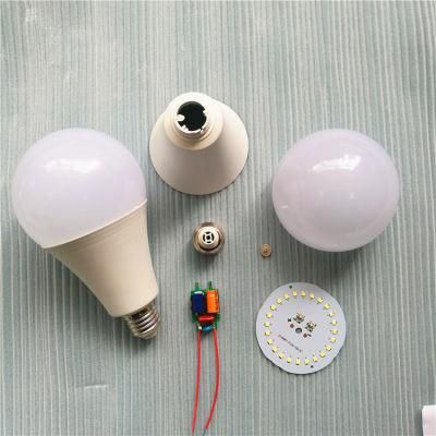 9W 12W Light Material LED Lamp Bulb 18W Plastic Housing with Aluminum Energy
