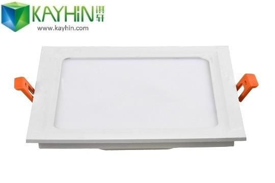 Office Indoor Ceiling Panel Lighting Lamp OEM ODM PC Aluminum TUV CE CB RoHS 9W 18watt 24W 36W 40W Ultra Thin Dimmable Changeable CCT 3 LED Square Panel Light