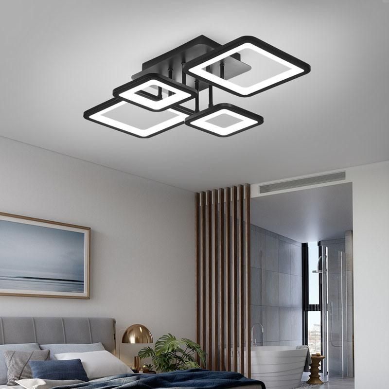 Acrylic Rectangular House Lighting Lamps Fancy Decorative Modern LED Ceiling
