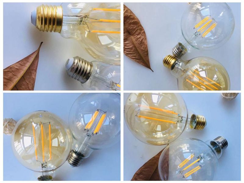 China Factory LED G95 6W LED Global Filament Lamp Bar Indoor Retro Bulb Decorative