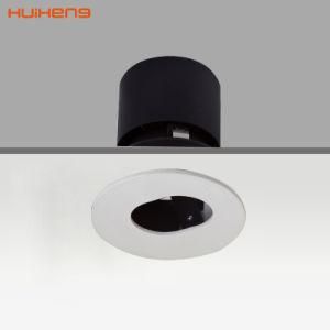 Aluminium Recessed 9W Warm White COB LED Downlight