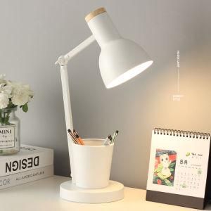 E27 Table Lamp for Study LED Desk Lamp with Plug
