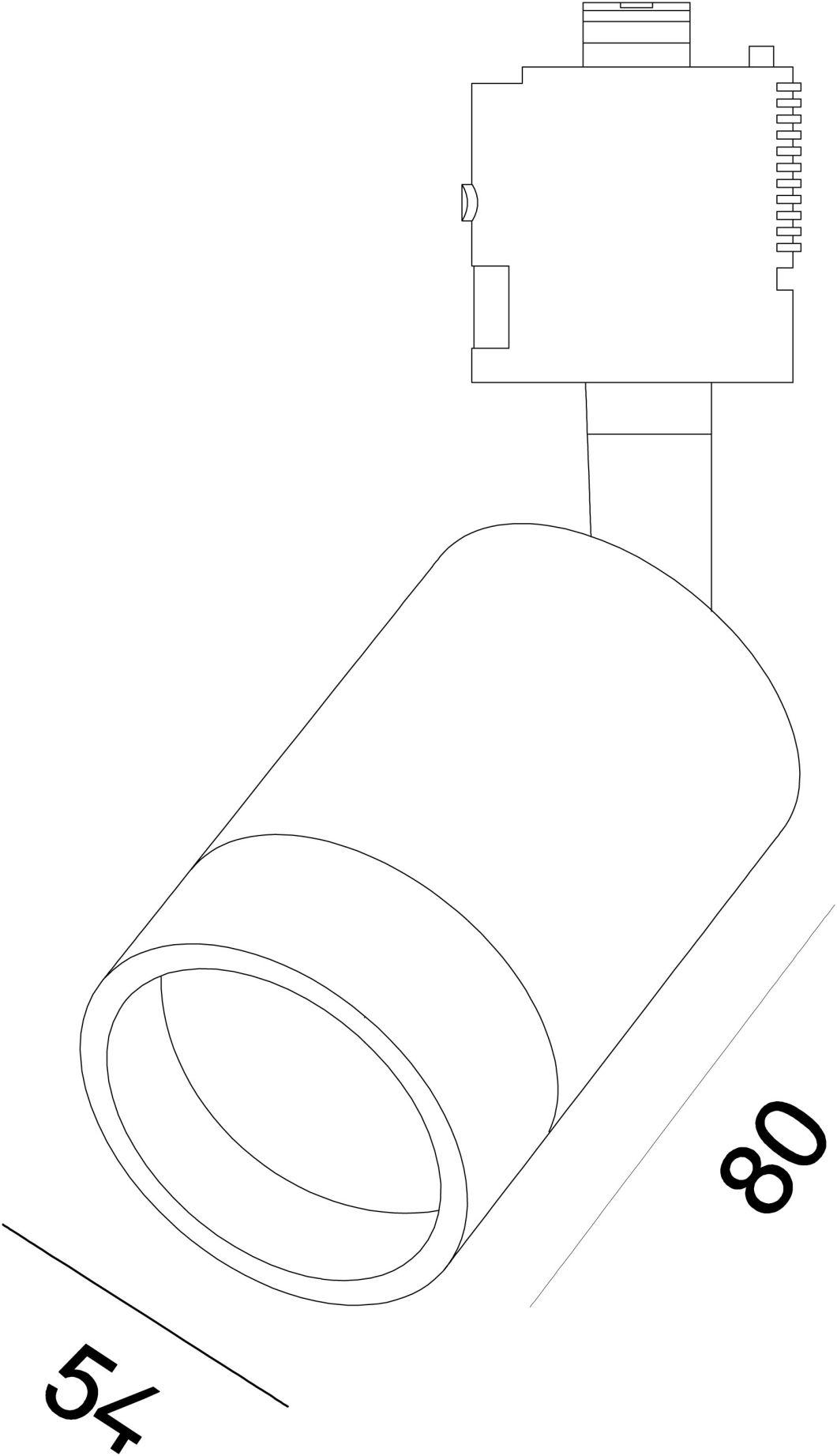 LED Energy Saving Track Light Fixture for Gallary Ce RoHS