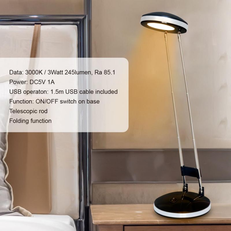 New Design LED Table Lamp Foldable Adjustable Student Reading Lamp Bed Room Desk Lamp