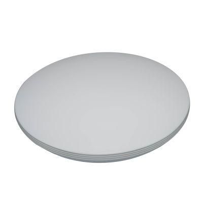 Round Ultra-Thin Minimalist Style Cold Light Ceiling Lamp with Pattern on The Side Cover of The Public