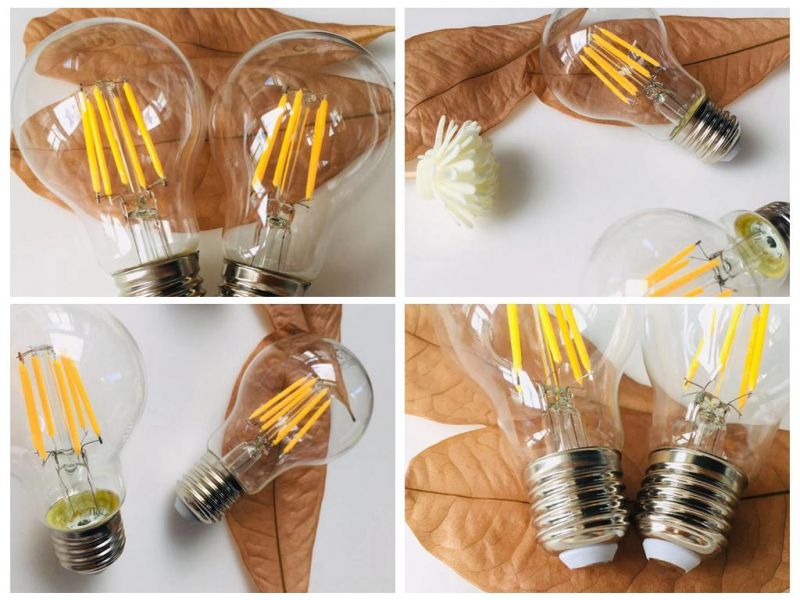 China Factory LED Vintage Retro Bulb A60 LED Filament Bulb Lamp Light for Indoor Decoration