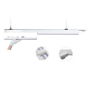 Ce, RoHS T5 Suspended Continuous LED Linear Line Trunking System Light Pednant Fixture