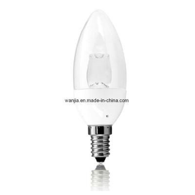 5W CE Approve C42 LED Candle Lamp with Dimmable Function