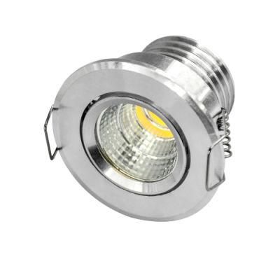 Simva Small Mini COB LED Down Light Anti-Glare Downlights for Hotel Project, Adjustable Recessed Dimmable LED Spotlight