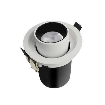 LED SMD Anti-Glare Luminaire Down Light Indoor Recessed White Color Spot Lighting
