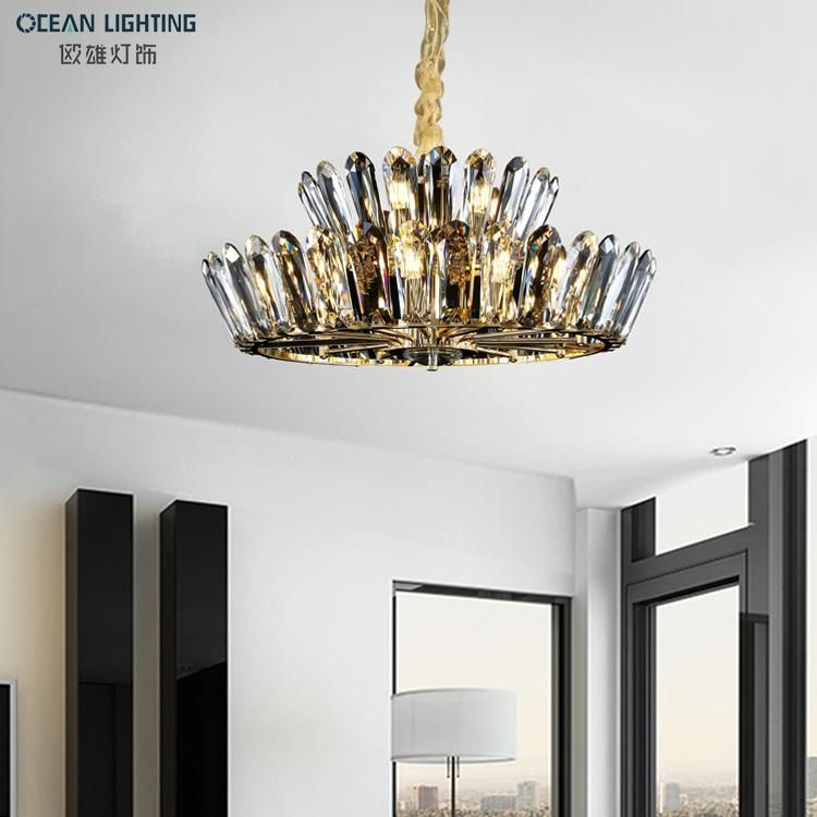 Home Decorative LED Modern Chandeliers Crystal Pendant Light