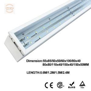 Suspended Ceiling Recessed LED Linear Light with Double Sides Lighting for Indoor Decoration Light