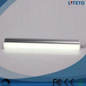 Integrated LED T5 Tube Lights 600mm 9W 2 Years Warranty 110lm/W Transparent Diffuser Single Ended Power