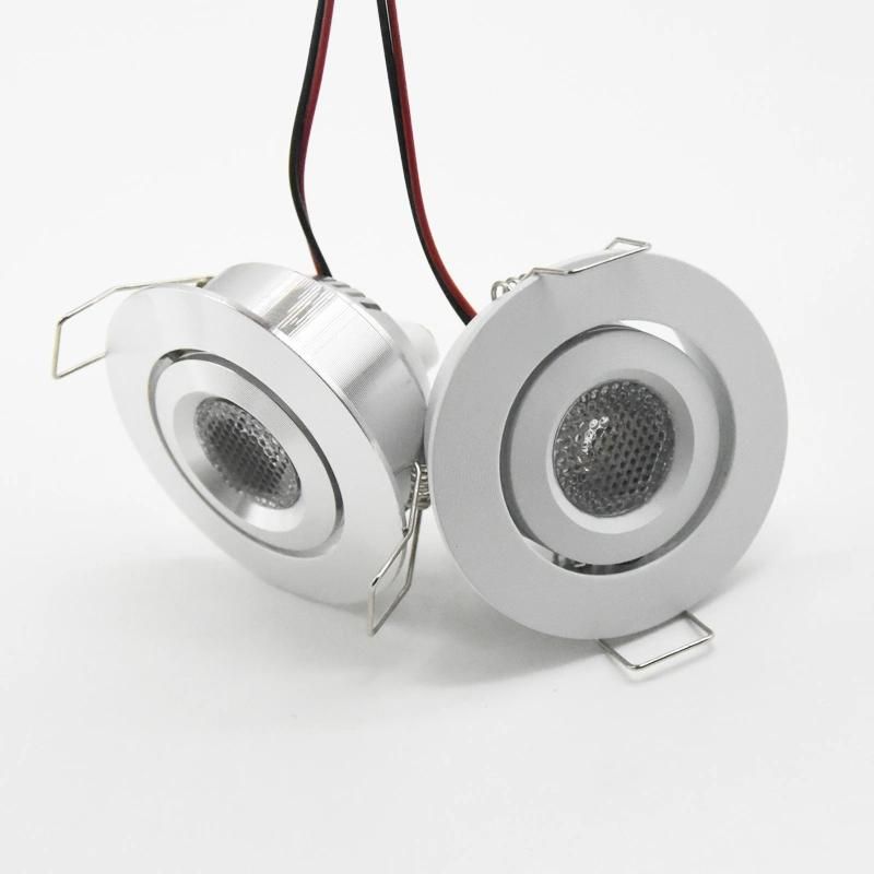 Dimmable 3W CREE LED Downlight 12V 24V Cabinet Light